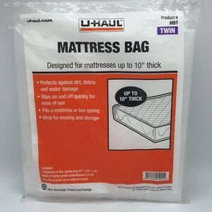U-Haul twin mattress bag for moving or storage
